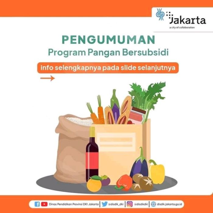 Cara daftar antrian KJP pasar jaya online agar dapat subsidi sembako