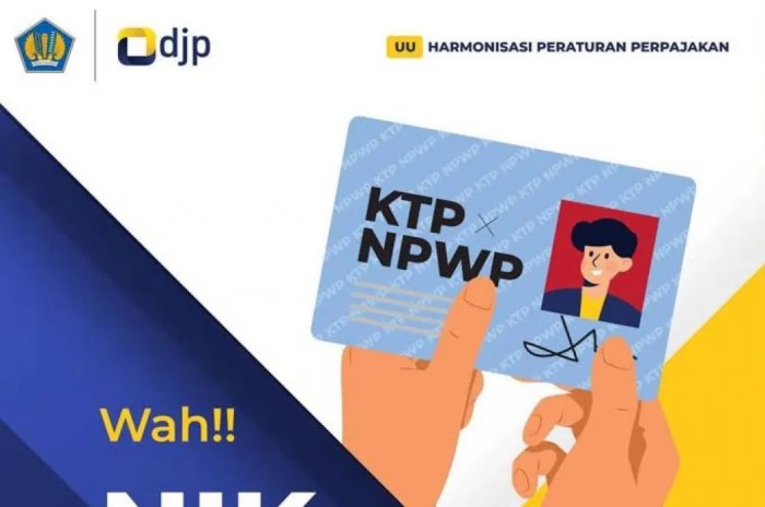 Cara pemadanan NIK dan NPWP melalui laman DJP online