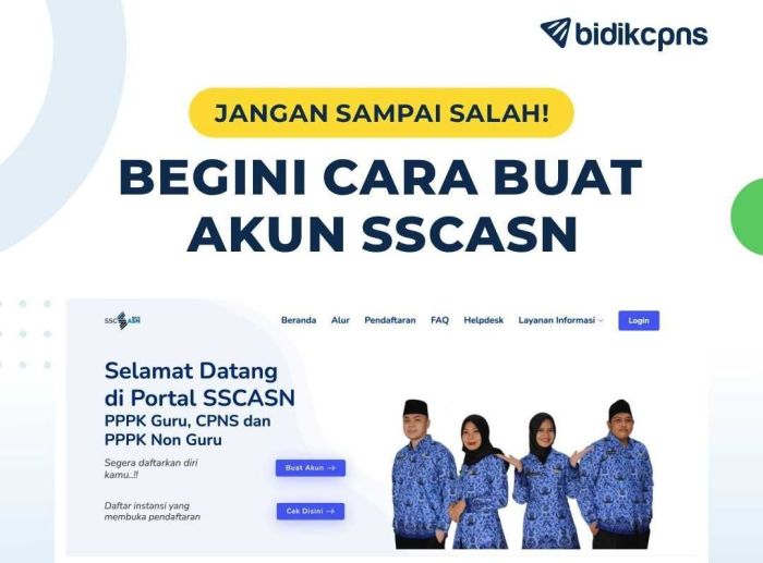 Cara daftar akun cpns di laman sscasn dan syarat yang perlu disiapkan