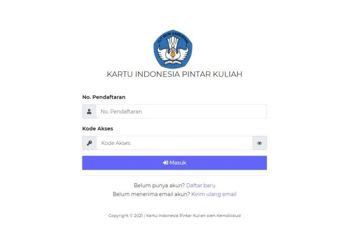 Cara daftar ulang KIP kuliah online imbas peretasan PDNS 2