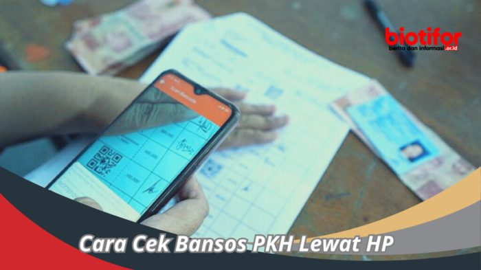 Cara cek penerima bansos pkh dan bpnt melalui hp