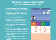 Cara turun kelas BPJS kesehatan melalui aplikasi mobile JKN