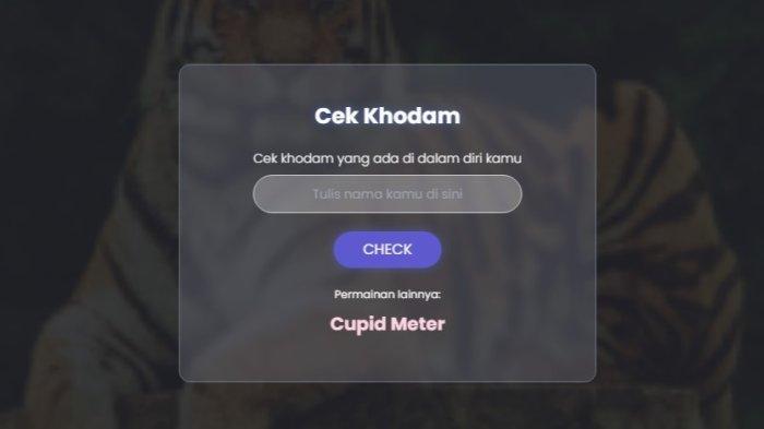 Cara cek khodam online yang viral mudah banget