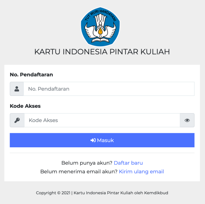 Cara daftar ulang KIP kuliah online imbas peretasan PDNS 2